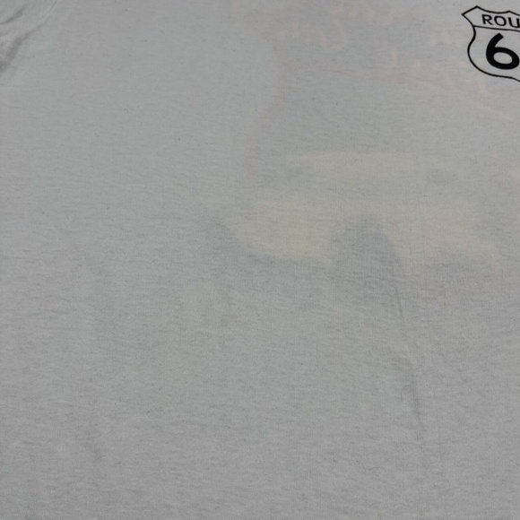 Vintage Route 66 Shirt Mens 2XL XXL White Short Sleeve Casual Adults - Picture 6 of 11